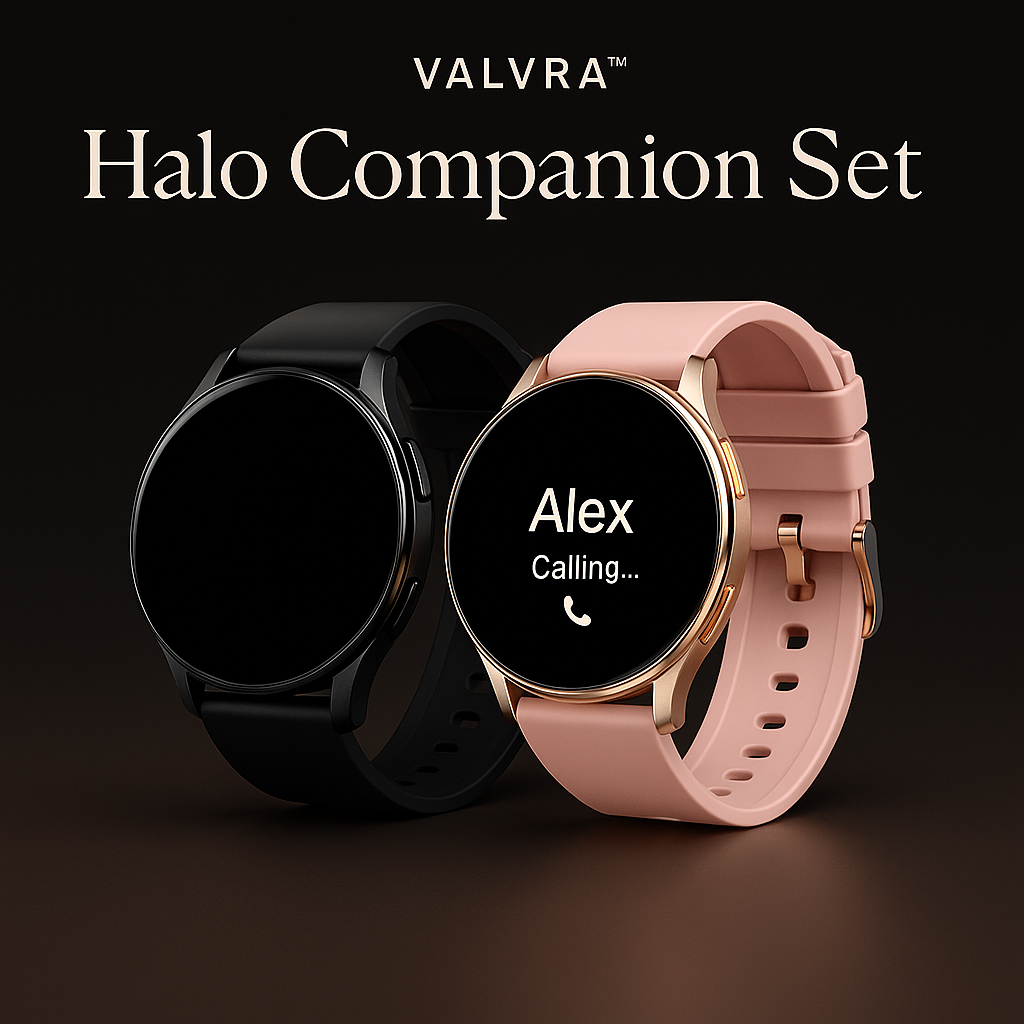 Halo Series – Smart Bluetooth Watch with Call, Fitness & Music Control